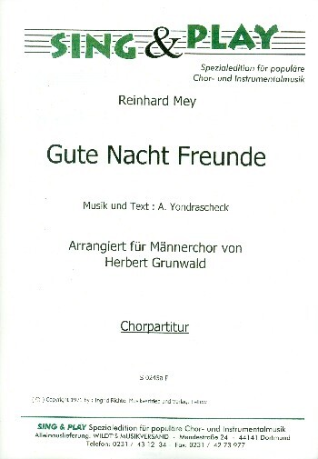 Gute Nacht Freunde