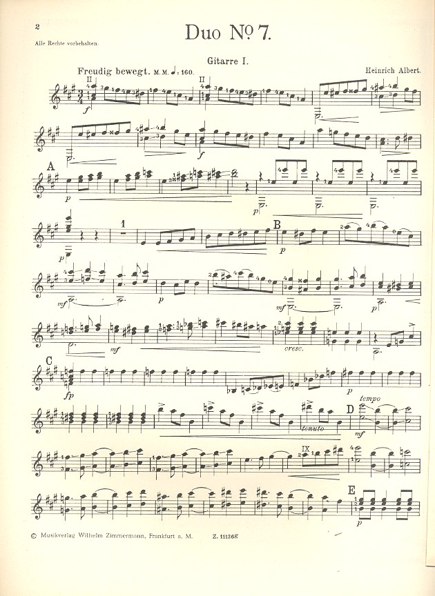 Duett A-Dur Nr.7