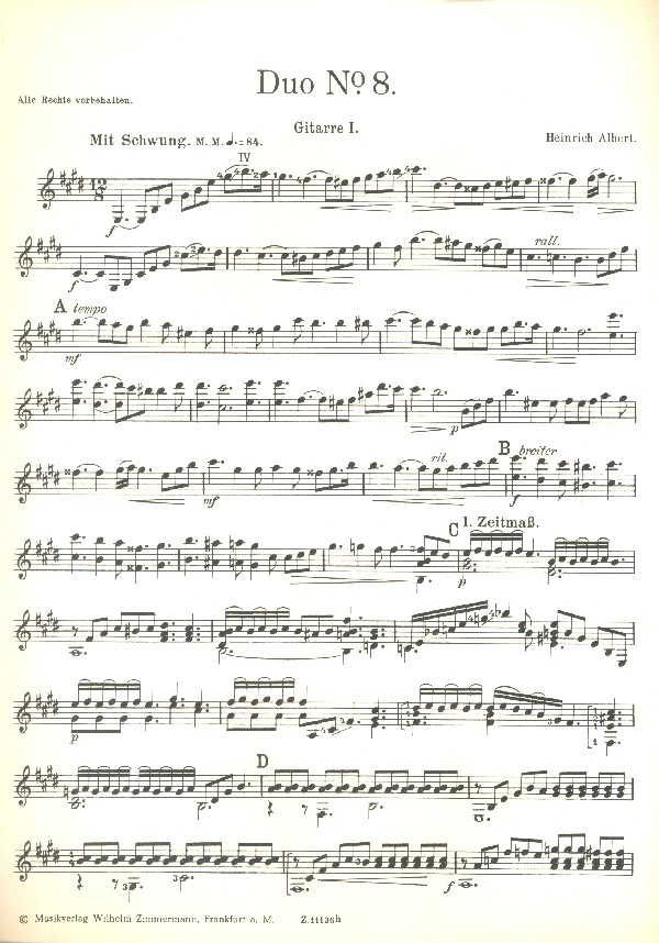 Duett E-Dur Nr.8