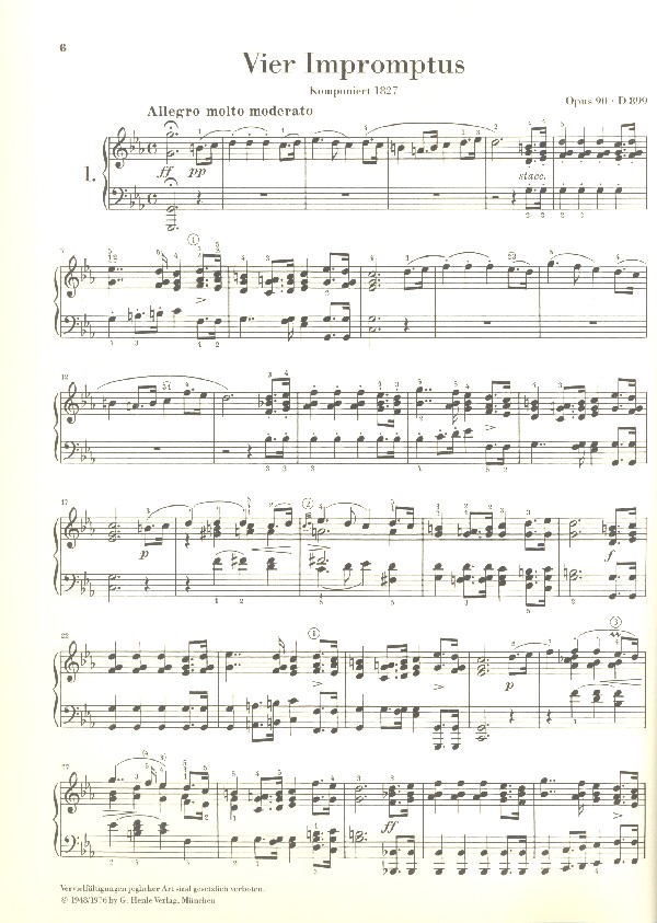 Impromptus und Moments musicaux