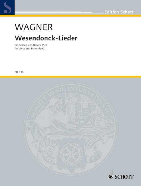Wesendoncklieder 5 Gedichte