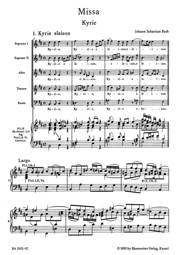 Messe h-Moll BWV232 
