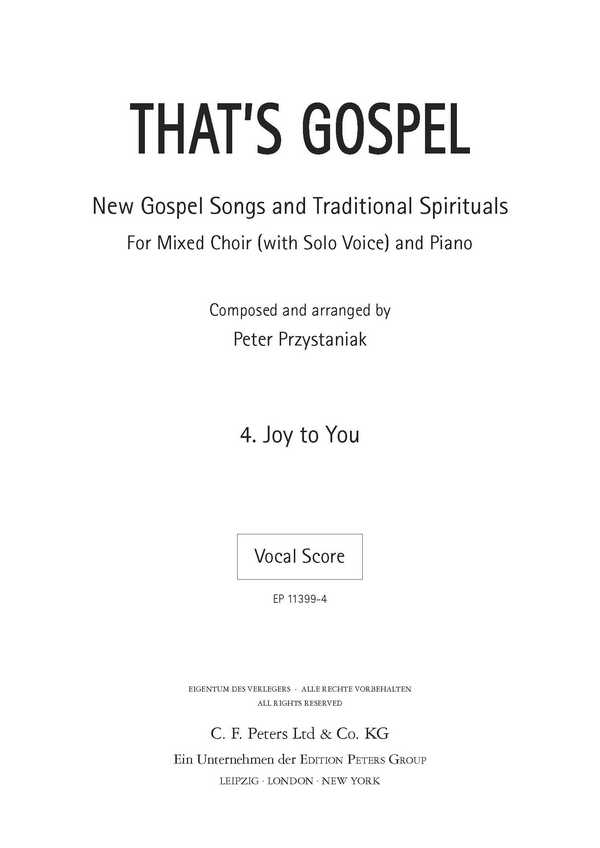 That's Gospel