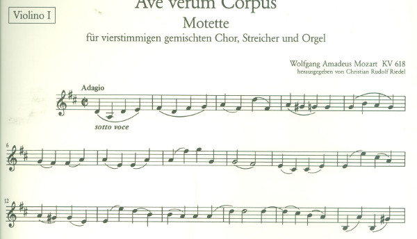 Ave verum corpus KV618