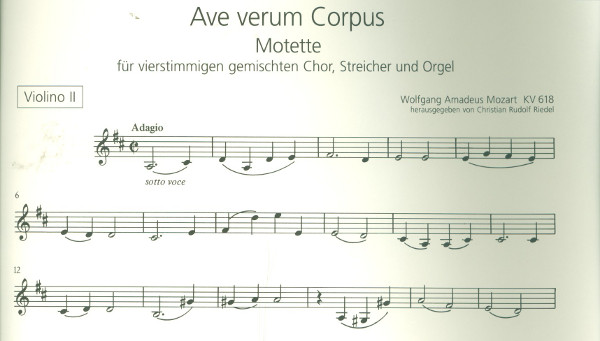 Ave verum corpus KV618