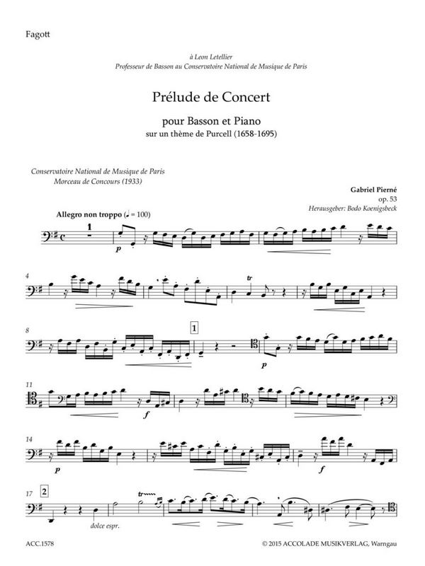 Prelude de concert op.53 sur un thème de Purcell