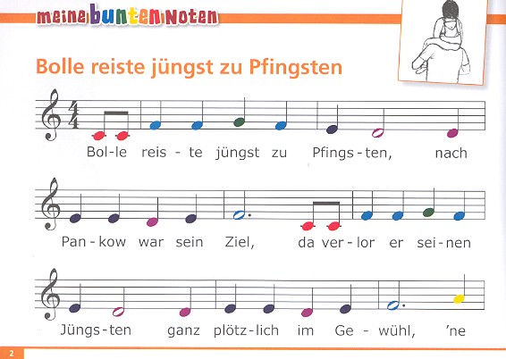 Mein bunten Noten - Folksongs, Spaß- und Kinderlieder