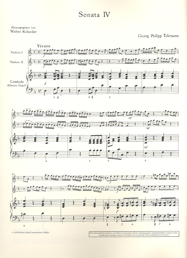 6 Sonaten Band 2 (Nr.4-6)