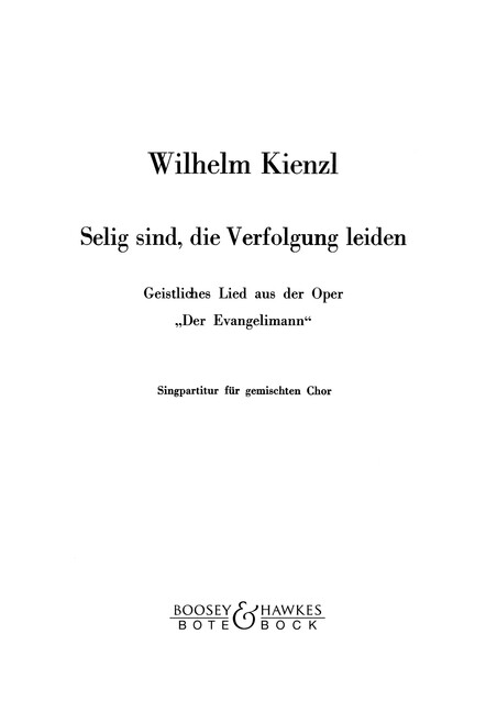 Selig sind die Verfolgung leiden