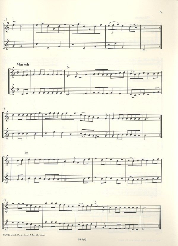 Barocke Spielstücke Band 1
