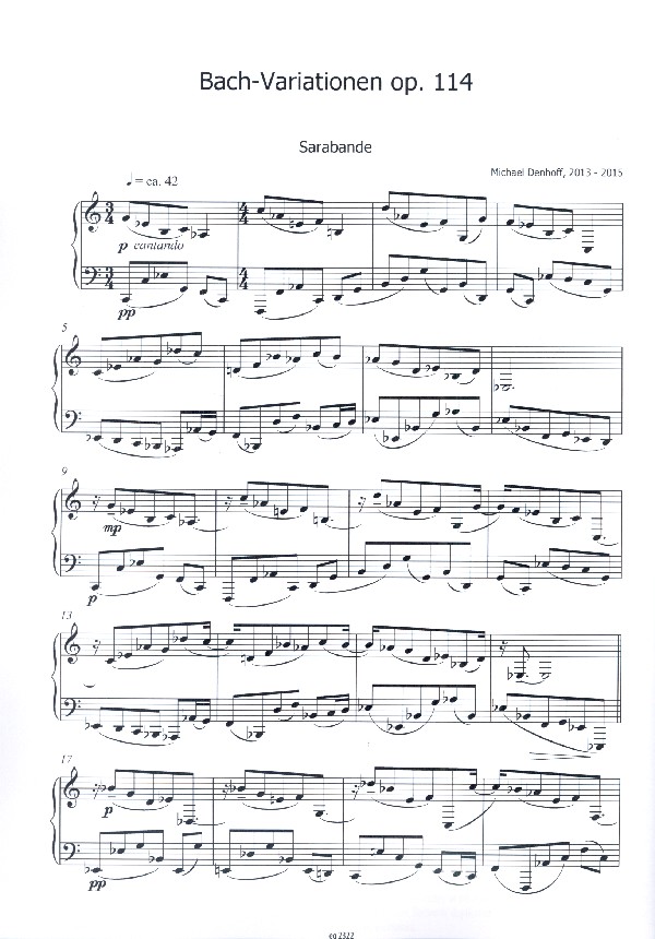 Bach-Variationen op.114