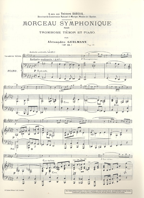 Morceau Symphonique op.88