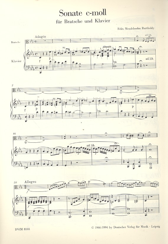 Sonate c-Moll