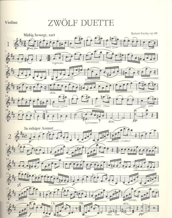 12 Duette op.60