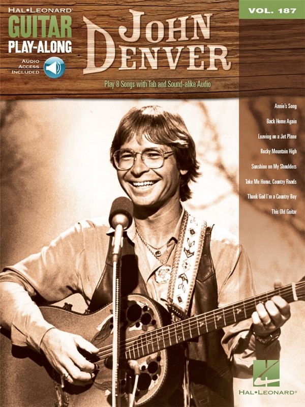 John Denver (+with Audio Access): guitar playalong vol.187