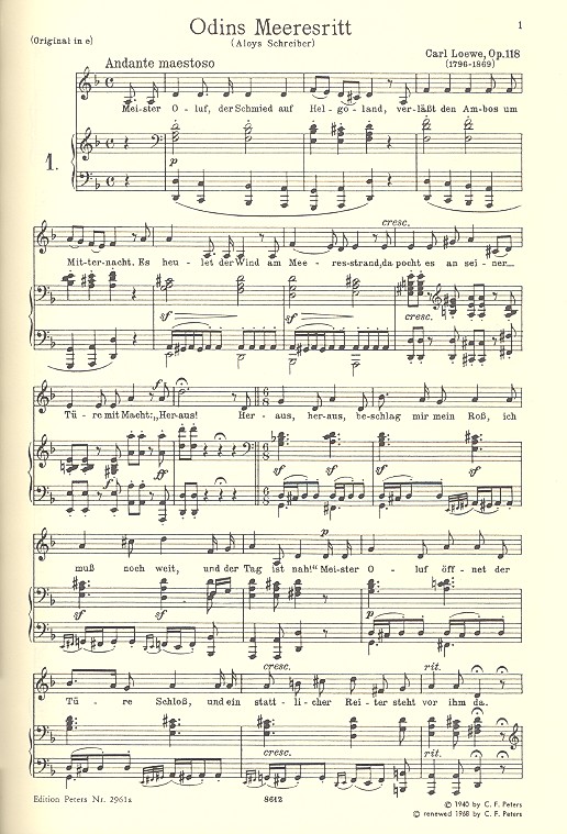 Balladen und Lieder Band 1