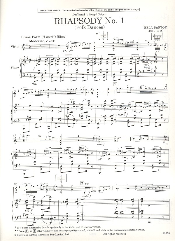 Rhapsodie Nr. 1