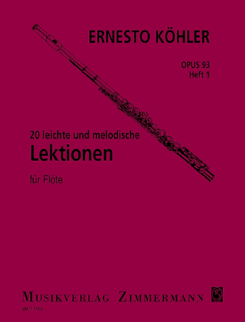 20 leichte und melodische Lektionen op.93 Band 1 