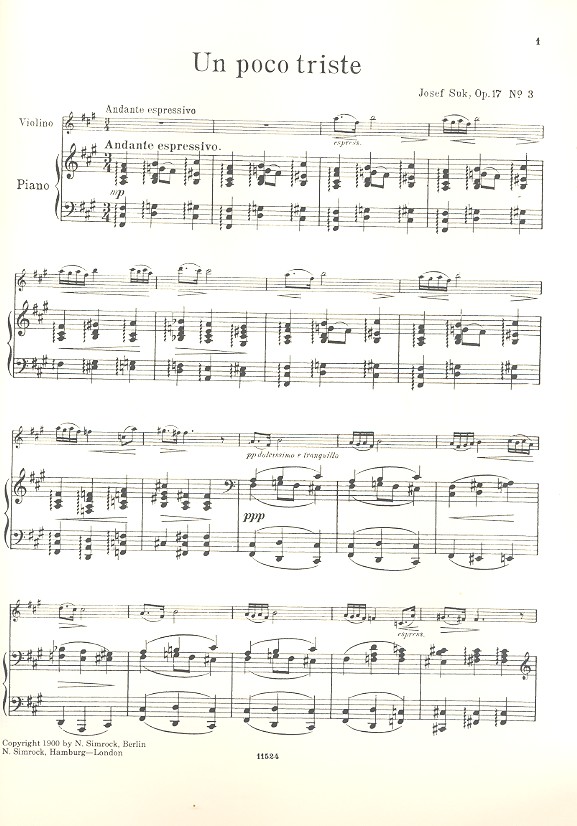 4 Stücke op.17 Band 2 (Nr.3-4)