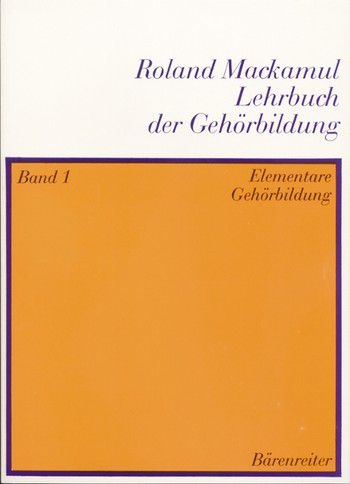 Lehrbuch der Gehörbildung Band 1