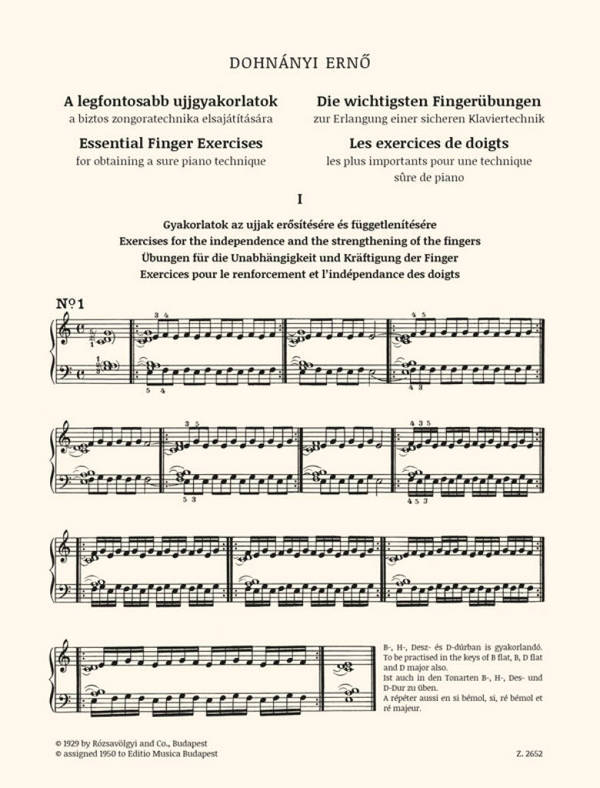 Fingerübungen
