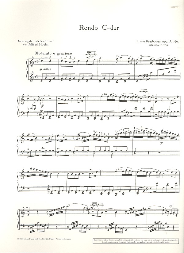 Rondo C-Dur op. 51/1