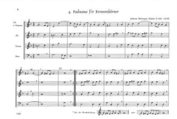 Deutsche Tänze aus dem Frühbarock