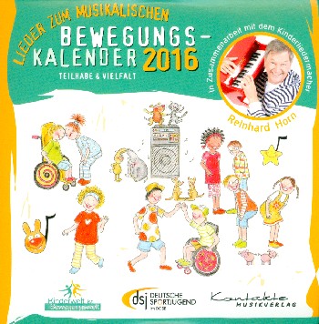 Lieder zum musikalischen Bewegungskalender 2016