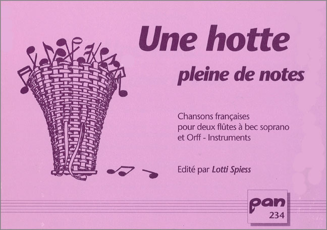 Une hotte pleine de notes Chansons