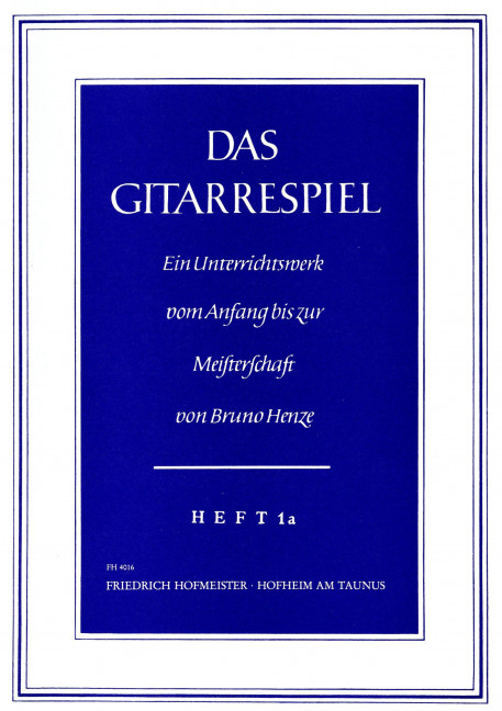 Das Gitarrespiel Band 1a
