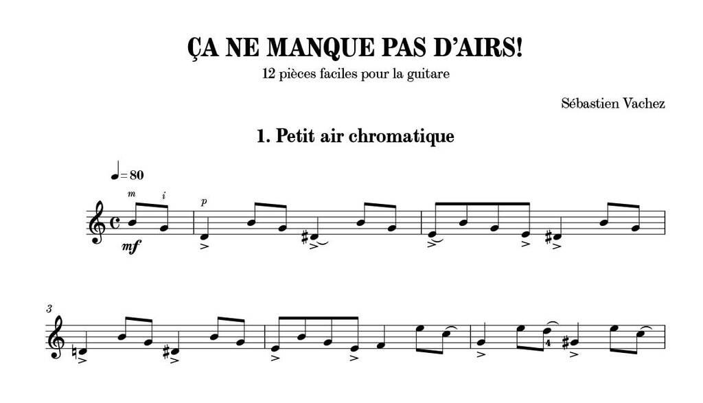 Ca ne manque pas d'airs