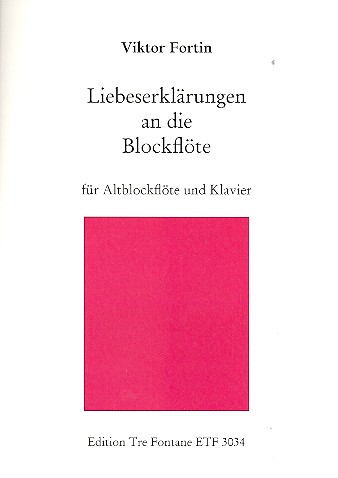 Liebeserklärungen an die Blockflöte