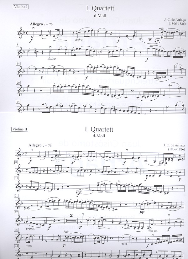 Streichquartett Nr.1 d-Moll