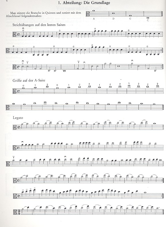 Volkstümliche Bratschenschule