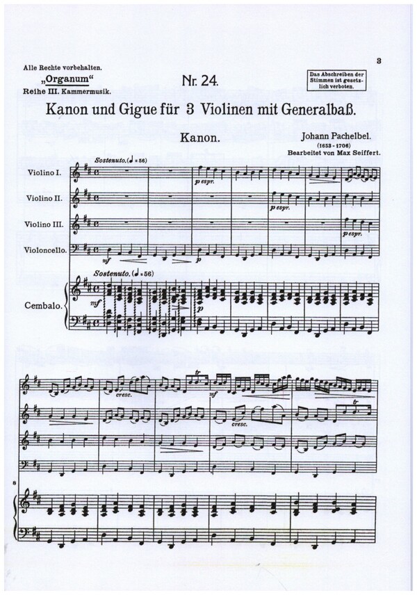 Kanon und Gigue