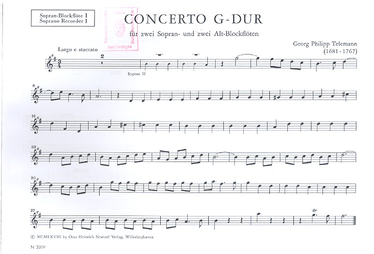 Concerto G-Dur