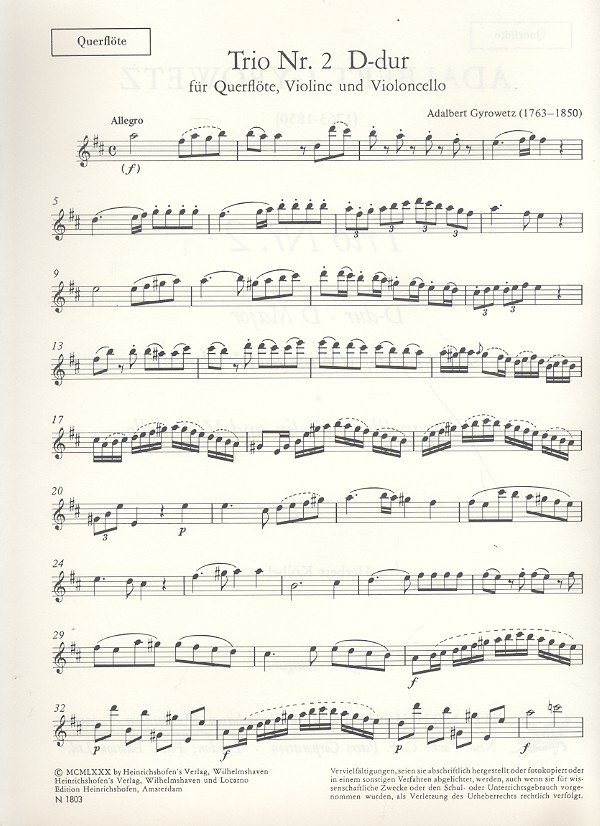 Trio D-Dur Nr.2