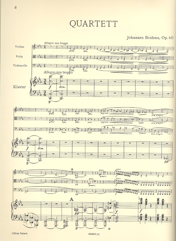 Quartett c-Moll