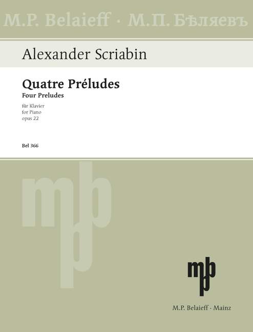 4 Préludes op.22