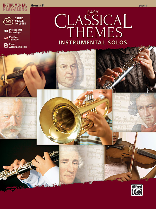 Easy classical Themes - Instrumental Solos (+Online Audio)