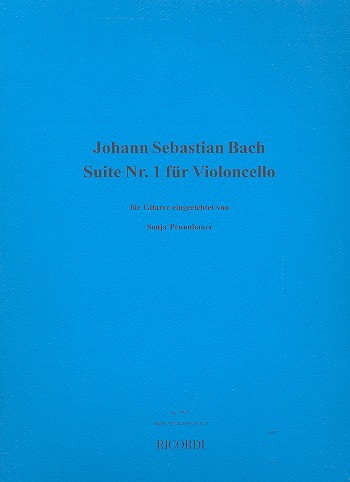 Suite Nr.1 BWV1007 für Gitarre