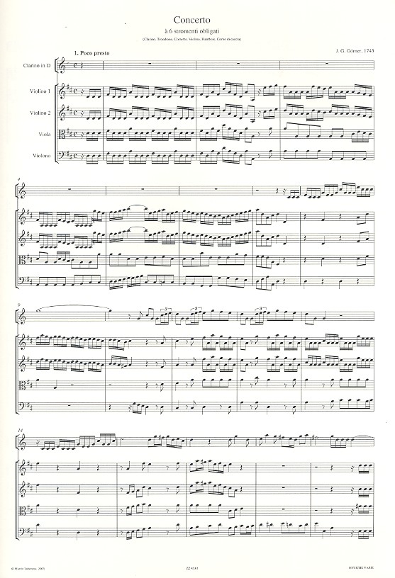 Concerto à 6 stromenti obligati