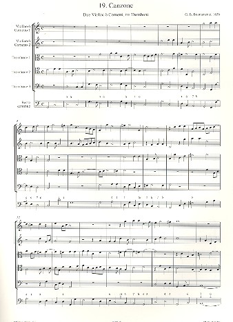 Canzon 19   und  Sonata 20
