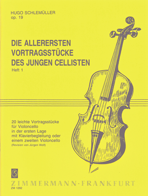 Die allerersten Vortragsstücke des jungen Cellisten op.19 Band 1