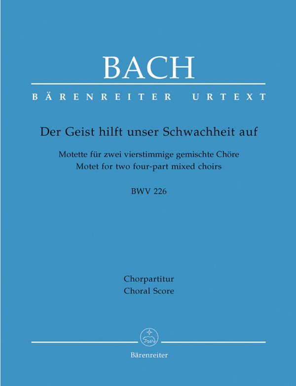 Der Geist hilft unser Schwachheit auf BWV226