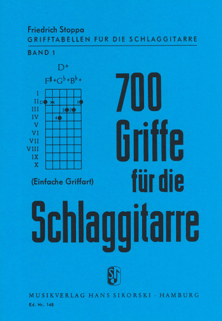700 Griffe für die Schlaggitarre