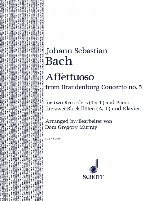 Affettuoso from brandenburg concertp No. 5
