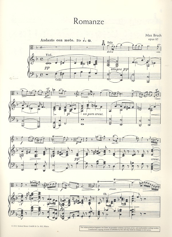 Romanze F-Dur op. 85