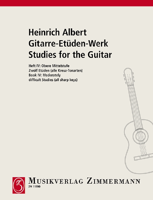 Gitarre-Etüden-Werk Band 4