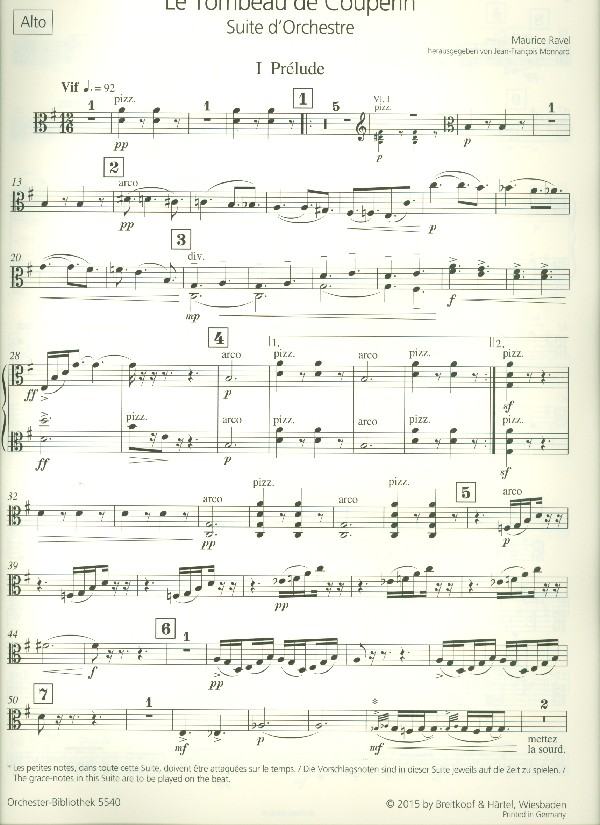 Le tombeau de Couperin